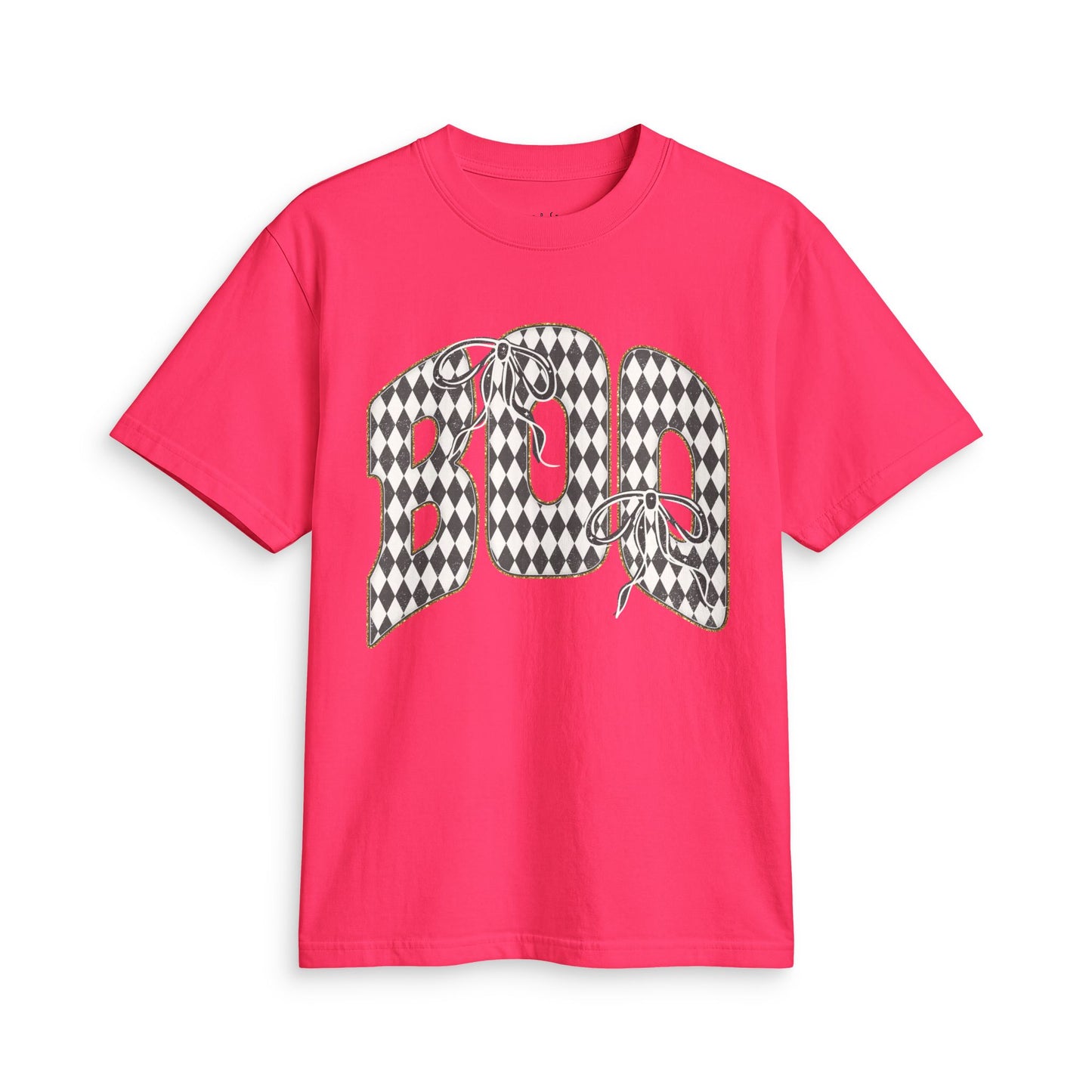 Checkered Boo Graphic T-Shirt