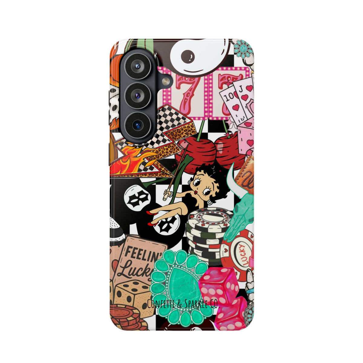 Betty Boop Casino Collage Magnetic Impact Phone Case