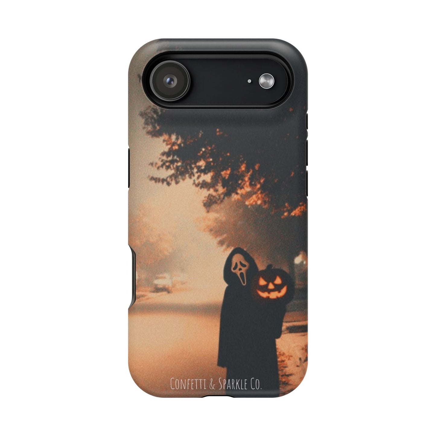 Halloween Pumpkin Mask Magnetic Impact-Resistant Phone Case