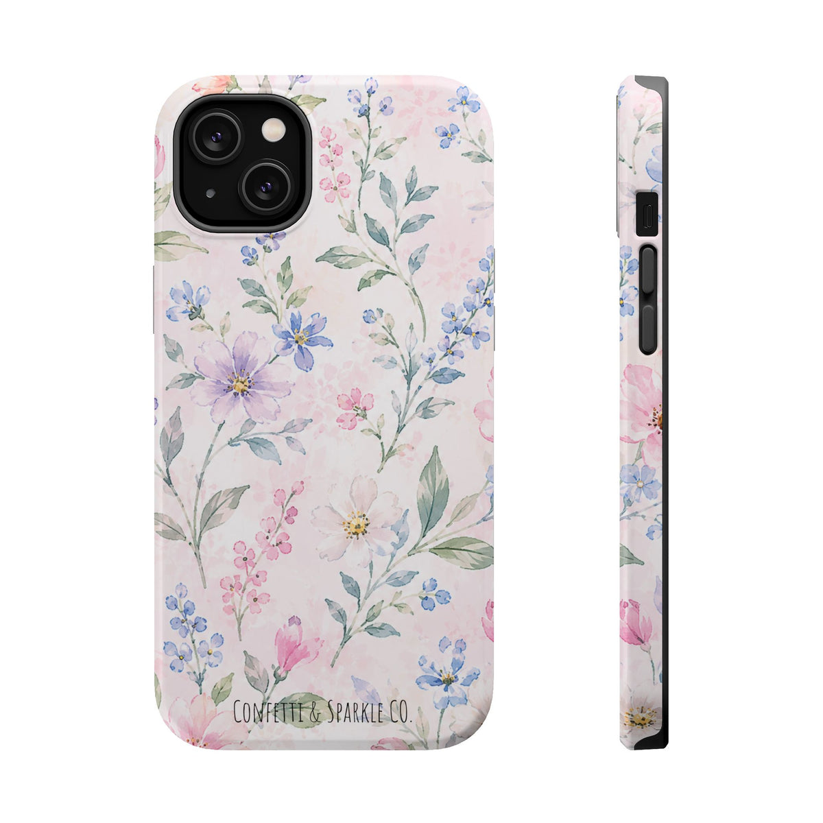 Floral Watercolor Magnetic Impact Phone Case