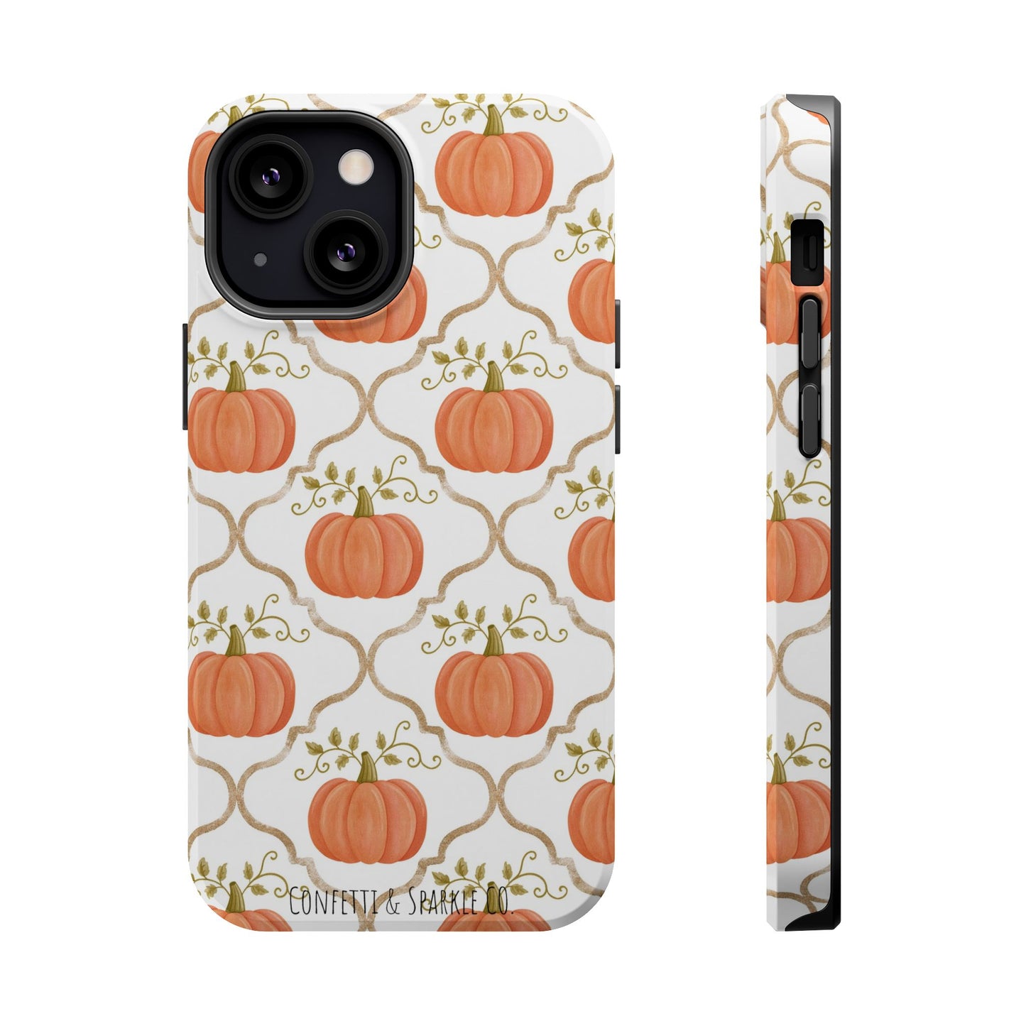 Pumpkin Pattern Magnetic Impact-Resistant Phone Case