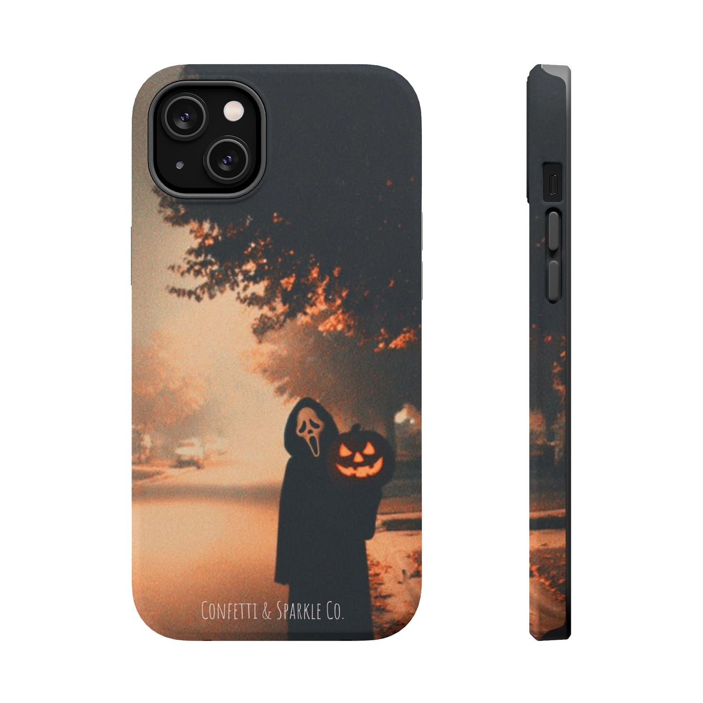 Halloween Pumpkin Mask Magnetic Impact-Resistant Phone Case