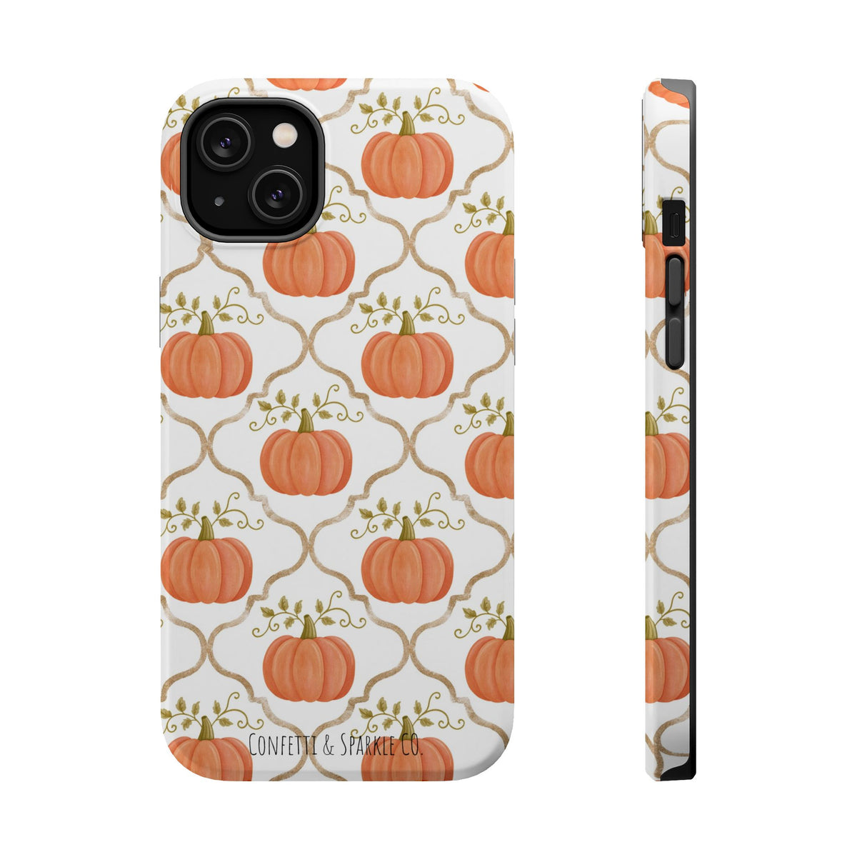 Pumpkin Pattern Magnetic Impact-Resistant Phone Case