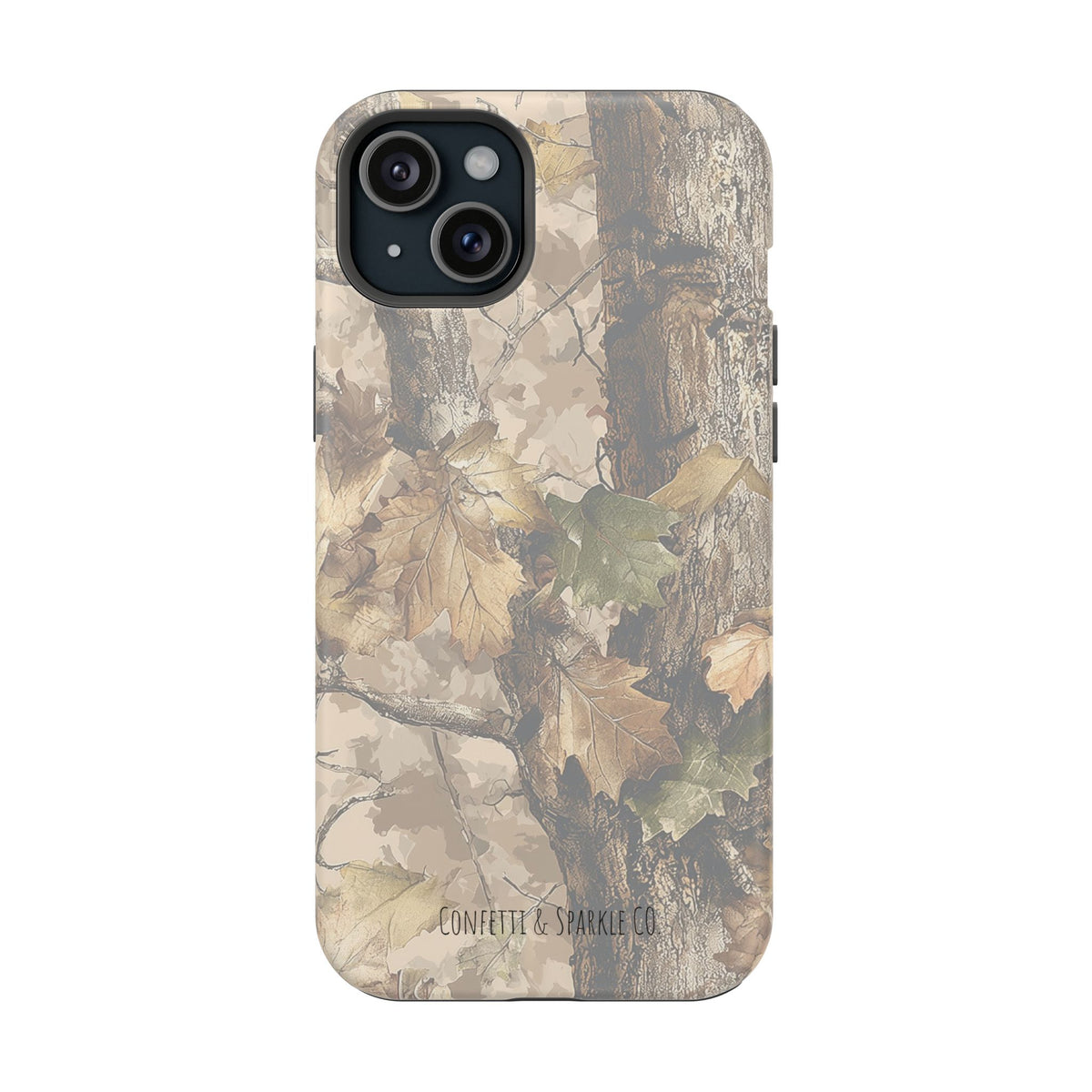 Camouflage Magnetic Impact-Resistant Phone Case — Forest Camo Protective Cover