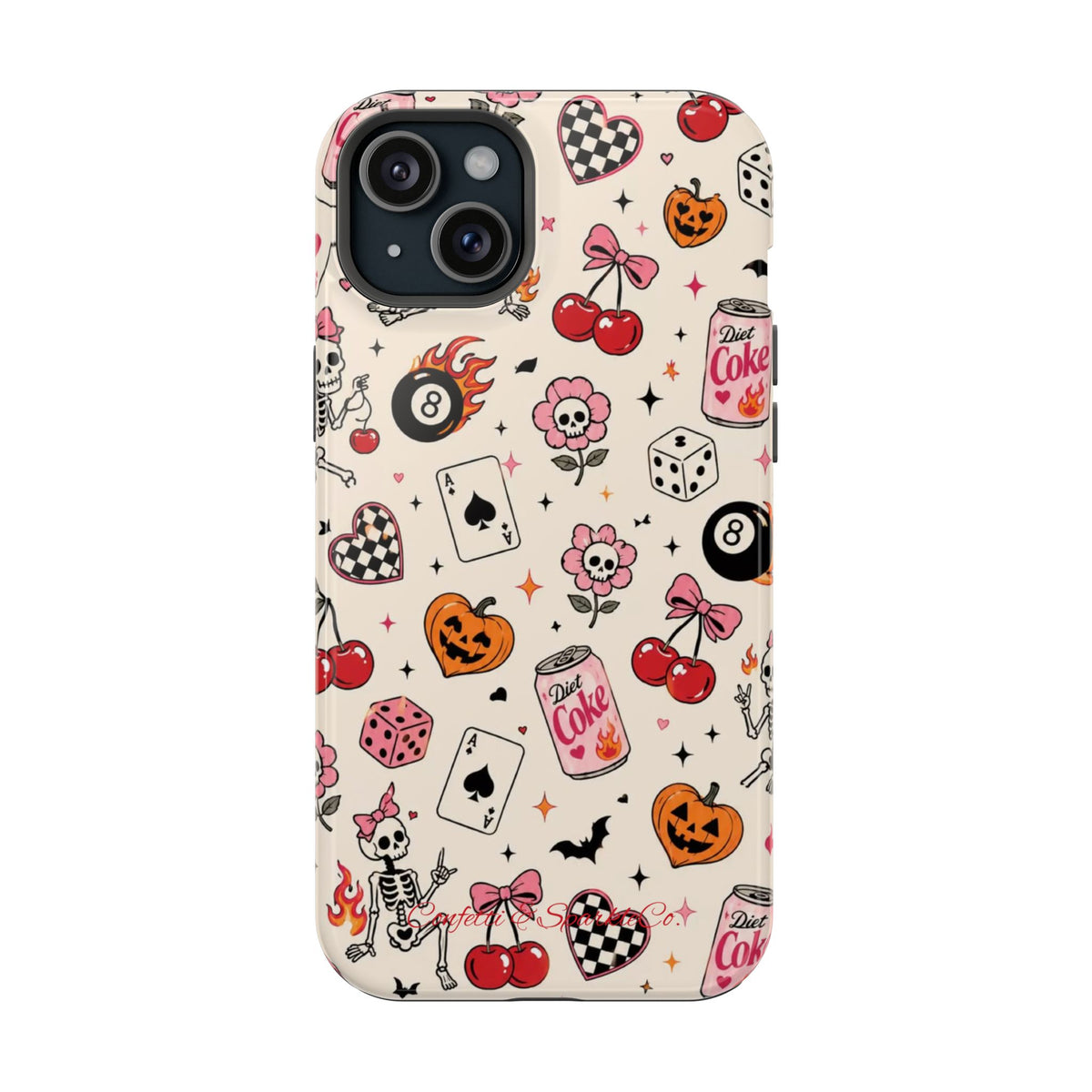 Phone Case — Cute Spooky Doodle Magnetic Impact-Resistant Cover