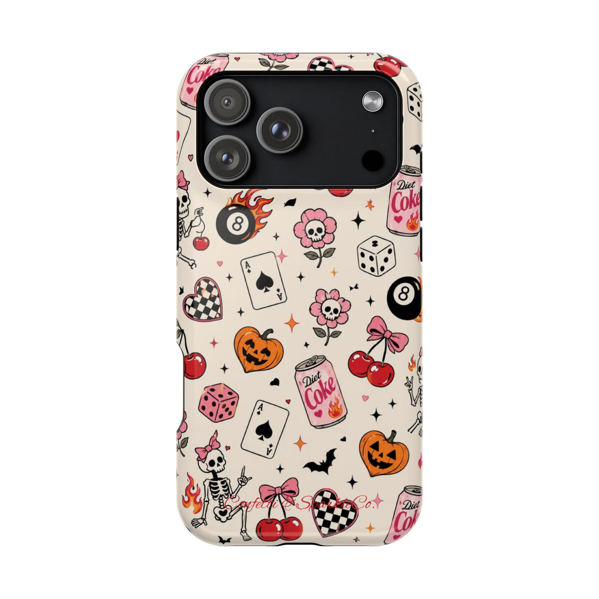 Phone Case — Cute Spooky Doodle Magnetic Impact-Resistant Cover