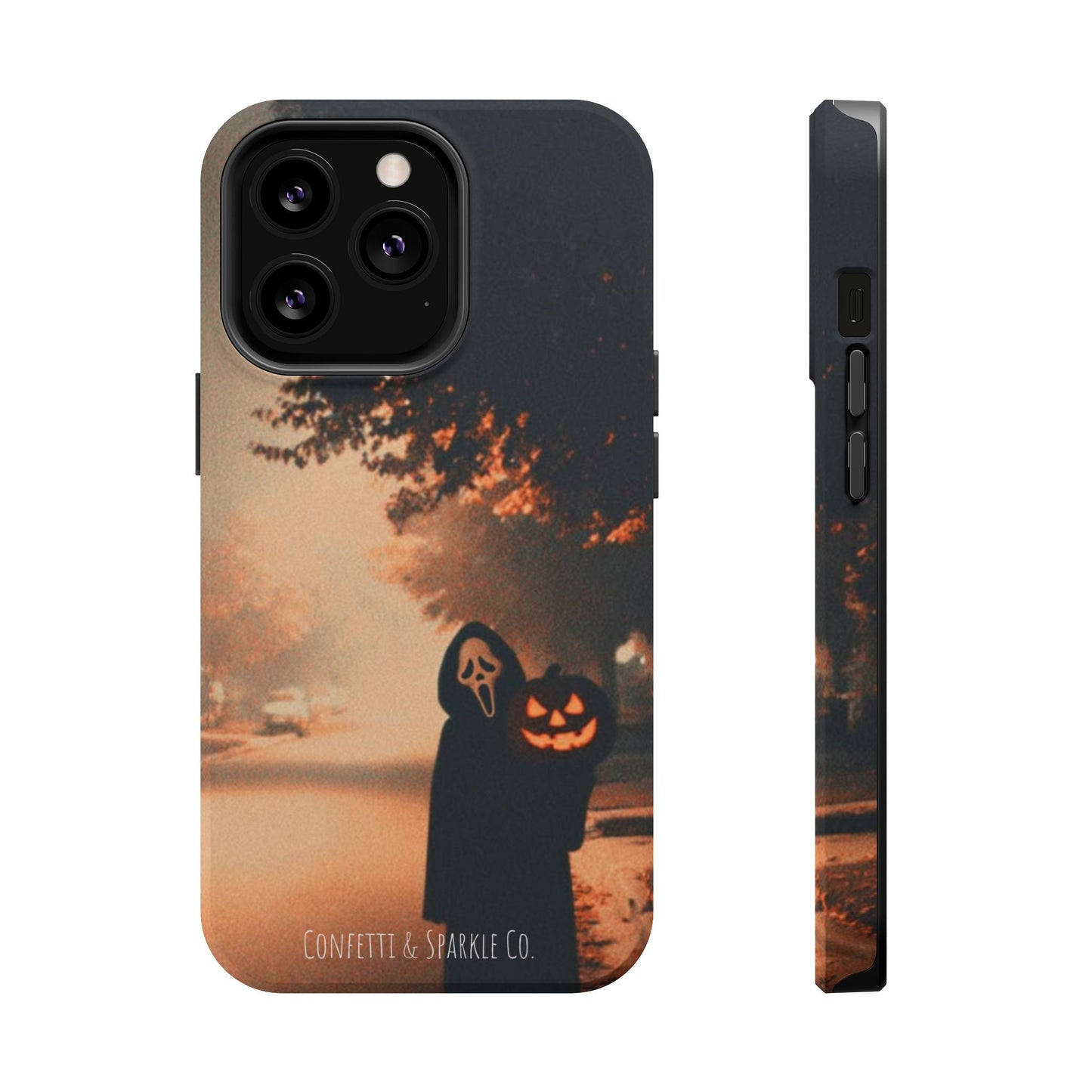 Halloween Pumpkin Mask Magnetic Impact-Resistant Phone Case