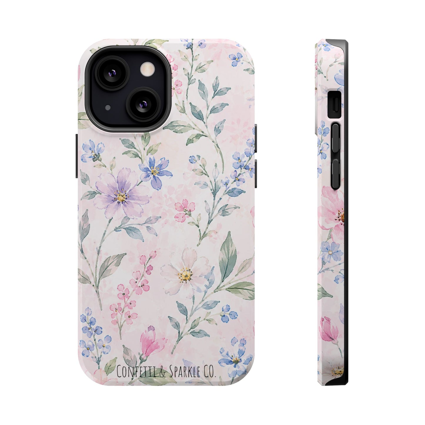 Floral Watercolor Magnetic Impact Phone Case