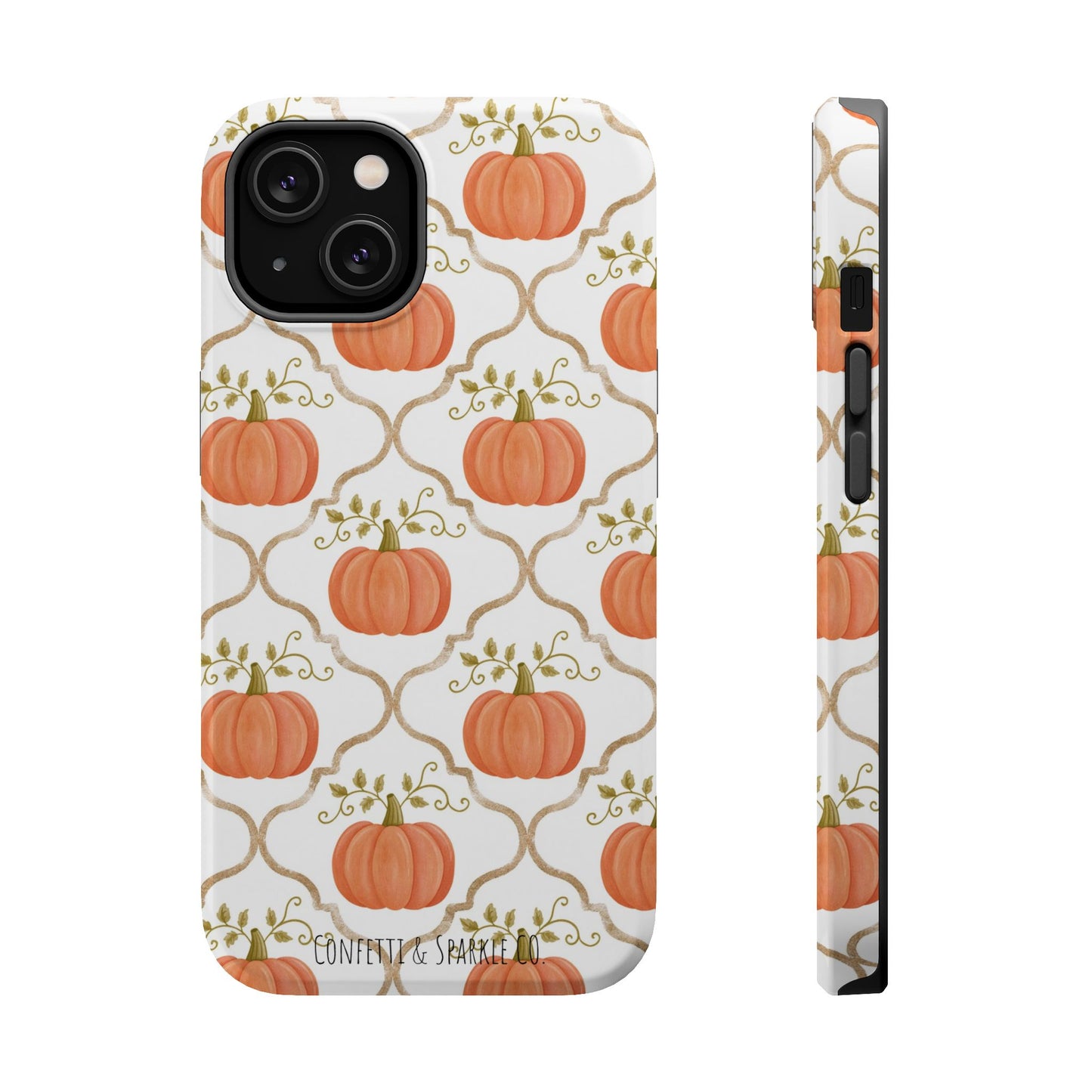 Pumpkin Pattern Magnetic Impact-Resistant Phone Case