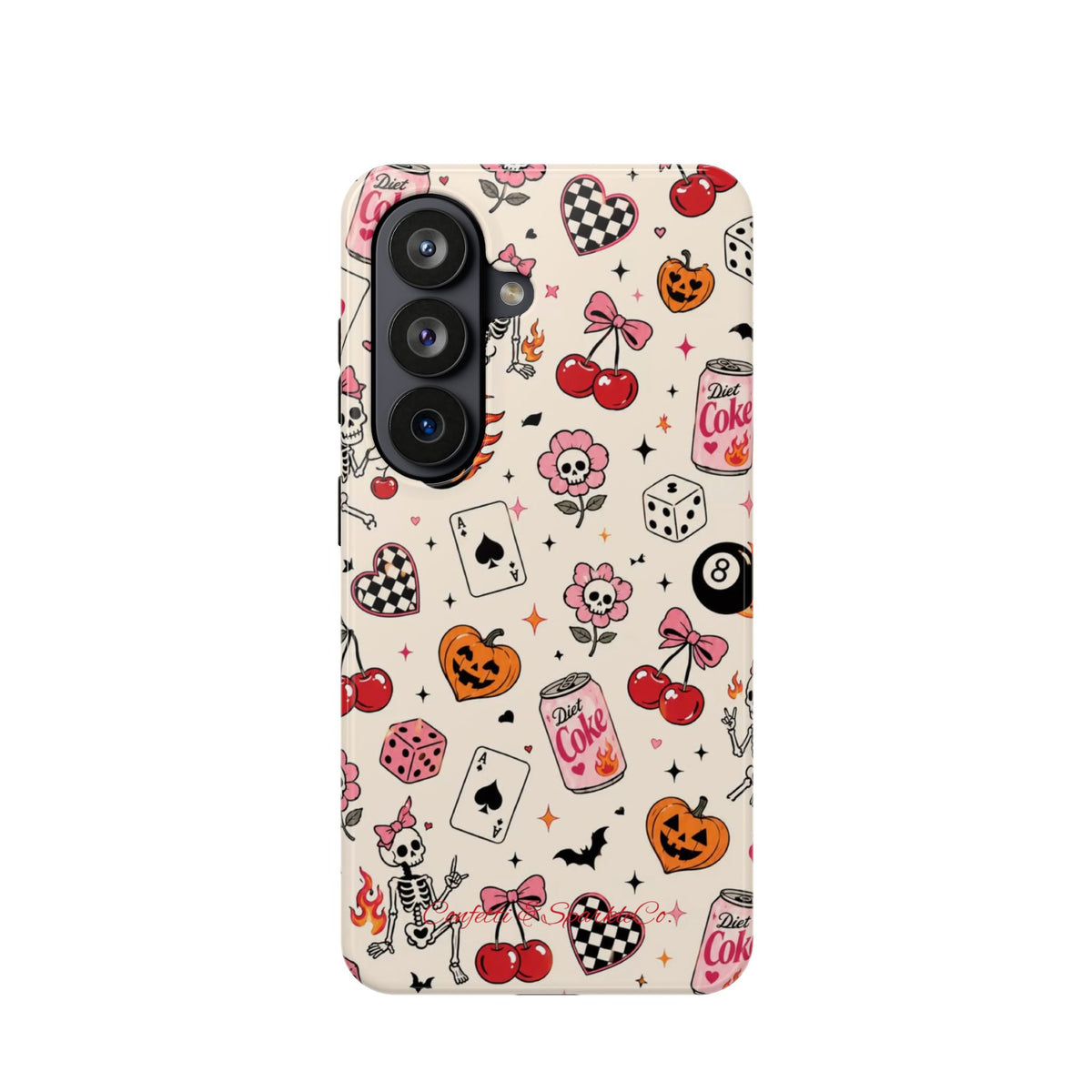 Phone Case — Cute Spooky Doodle Magnetic Impact-Resistant Cover