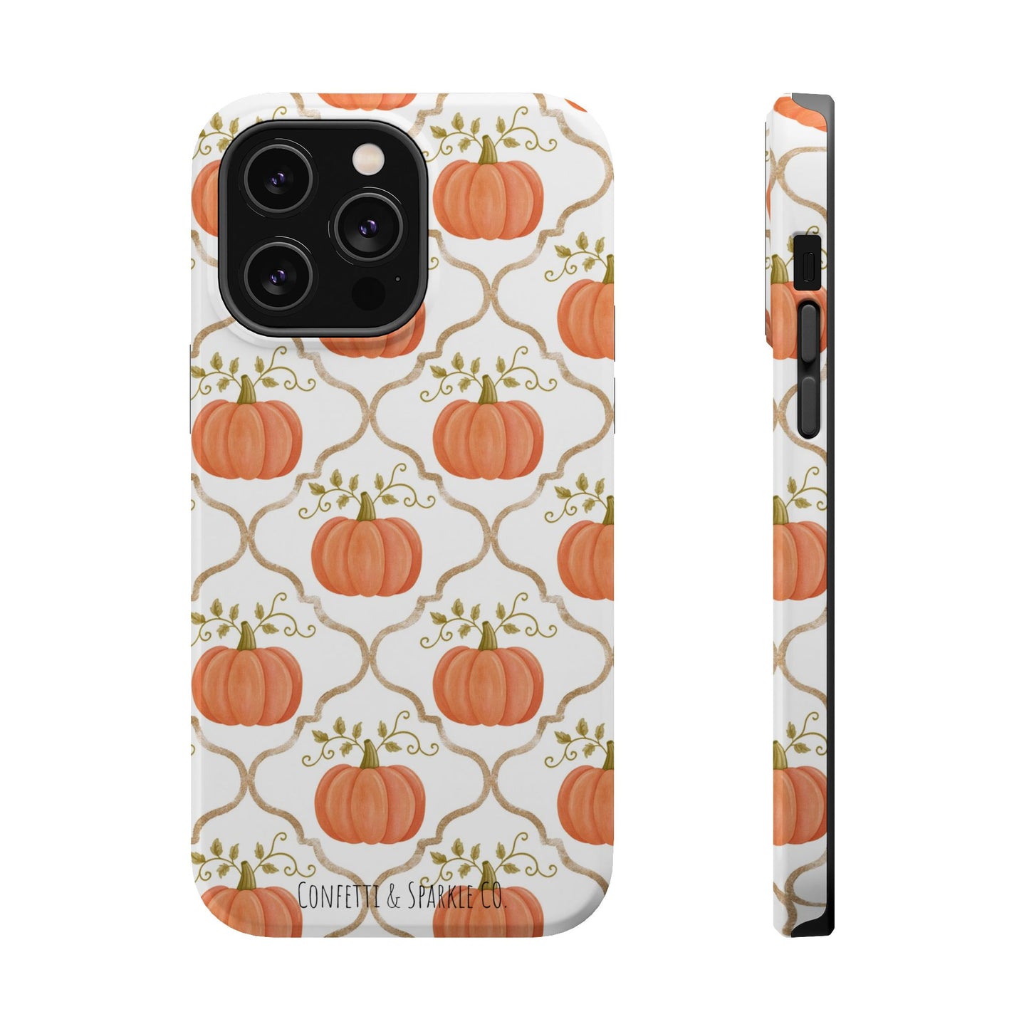 Pumpkin Pattern Magnetic Impact-Resistant Phone Case