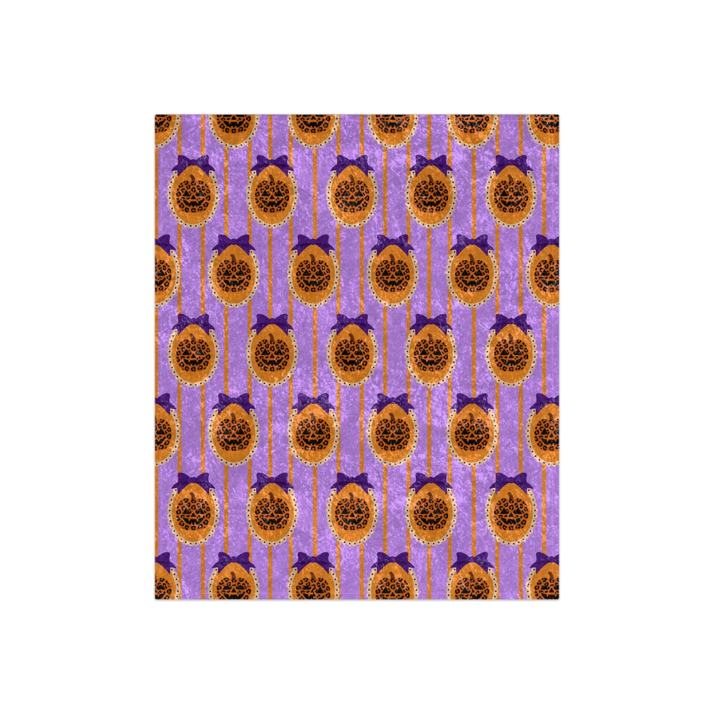 Purple & Gold Sunburst Pattern Cozy Throw - Crushed Velvet Blanket