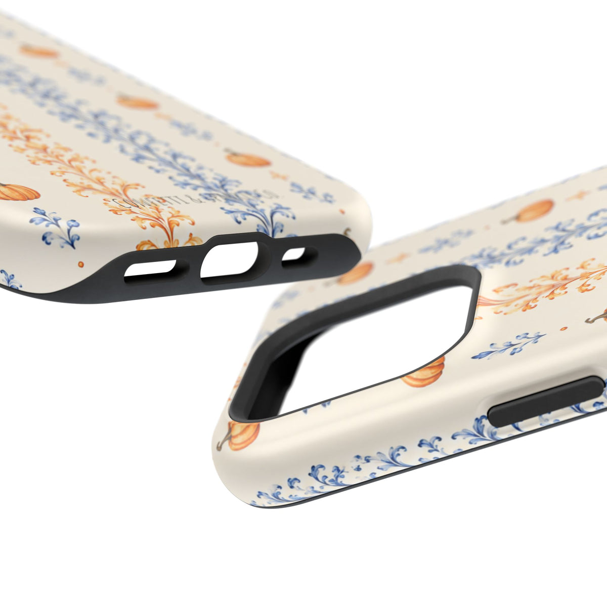 Pumpkin Vine Pattern Magnetic Impact Phone Case