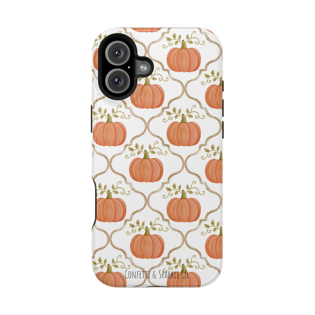 Pumpkin Pattern Magnetic Impact-Resistant Phone Case
