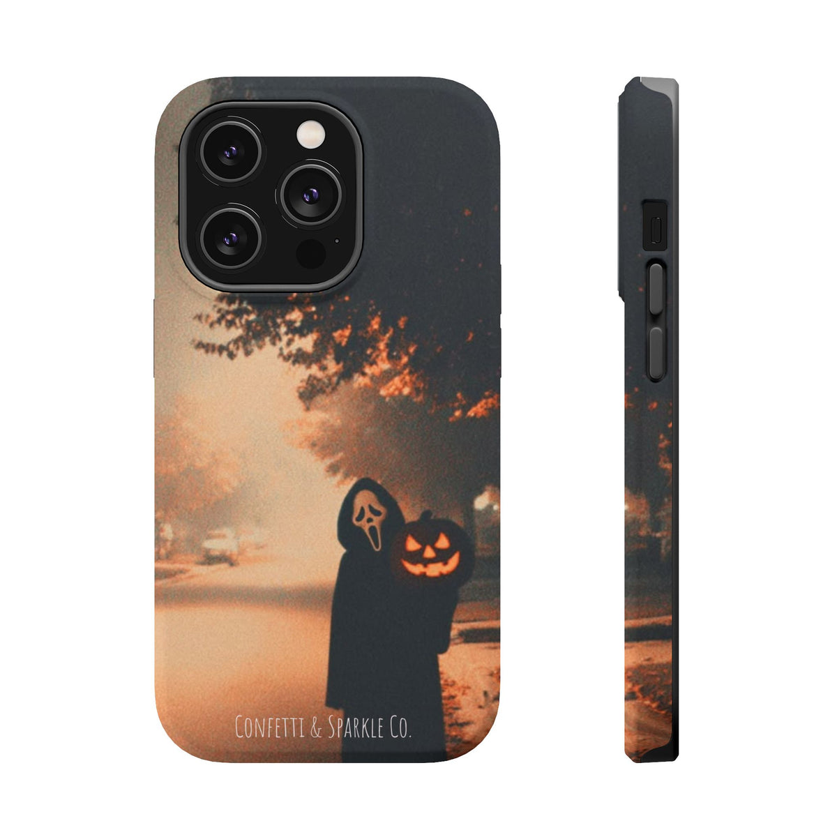 Halloween Pumpkin Mask Magnetic Impact-Resistant Phone Case