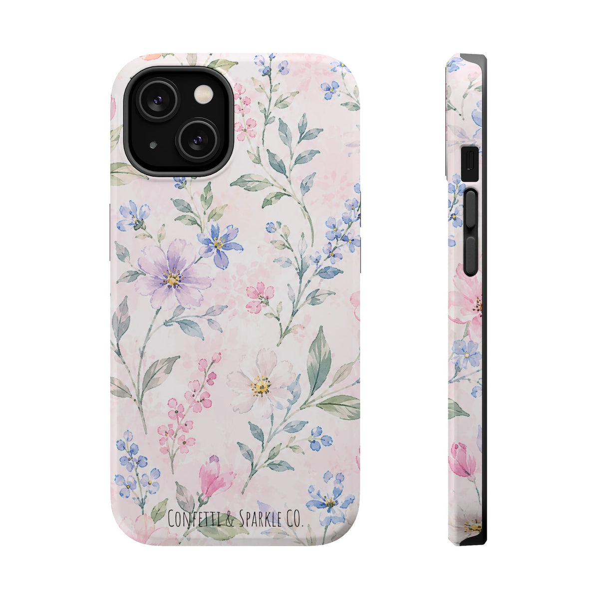 Floral Watercolor Magnetic Impact Phone Case
