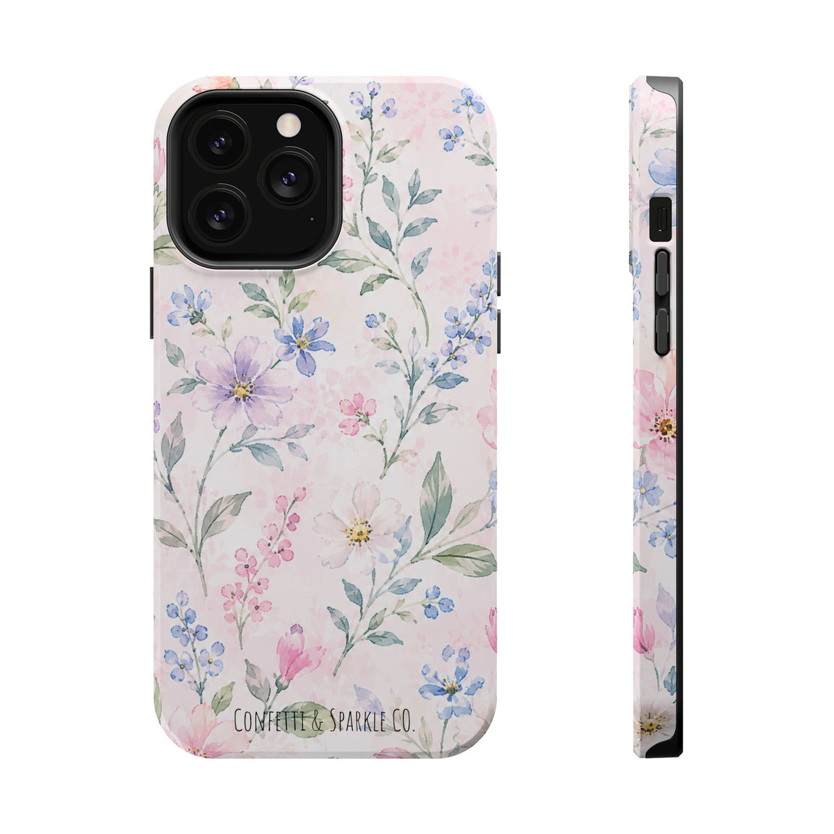 Floral Watercolor Magnetic Impact Phone Case