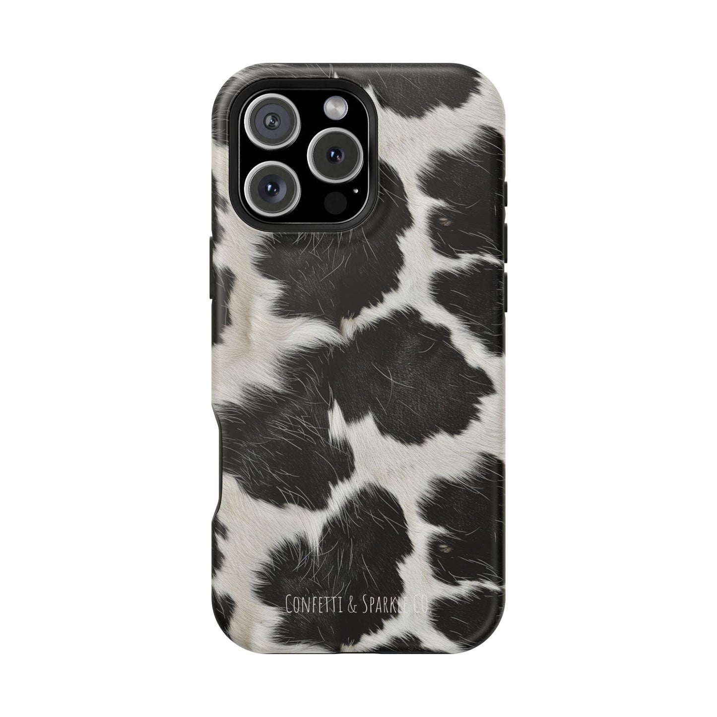 Cowhide Pattern Magnetic Impact-Resistant Phone Case