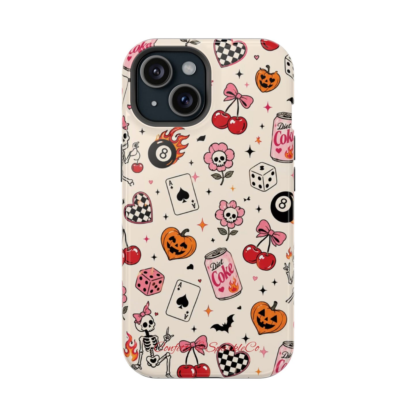 Phone Case — Cute Spooky Doodle Magnetic Impact-Resistant Cover