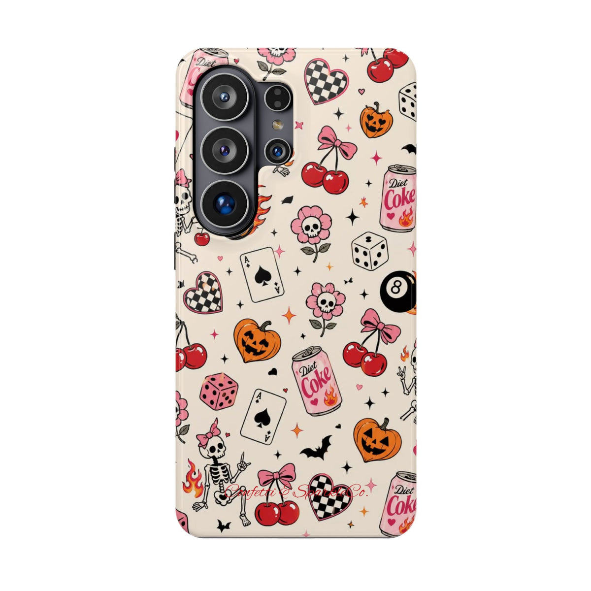 Phone Case — Cute Spooky Doodle Magnetic Impact-Resistant Cover