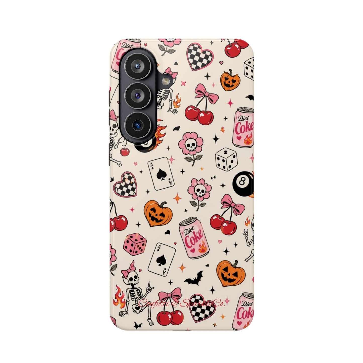 Phone Case — Cute Spooky Doodle Magnetic Impact-Resistant Cover