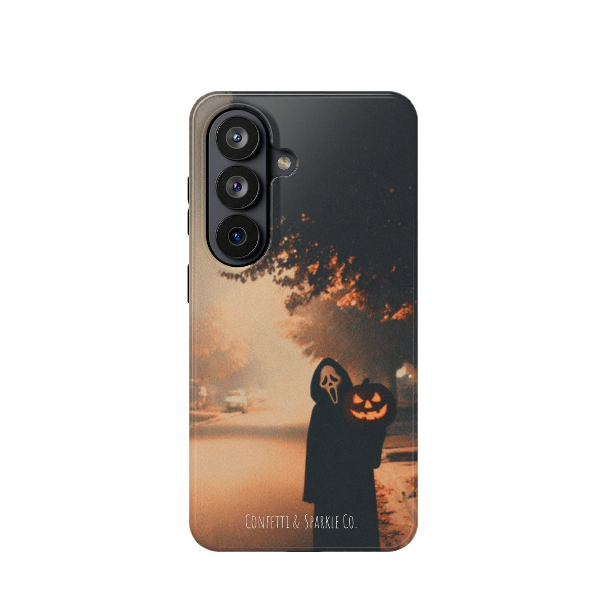 Halloween Pumpkin Mask Magnetic Impact-Resistant Phone Case