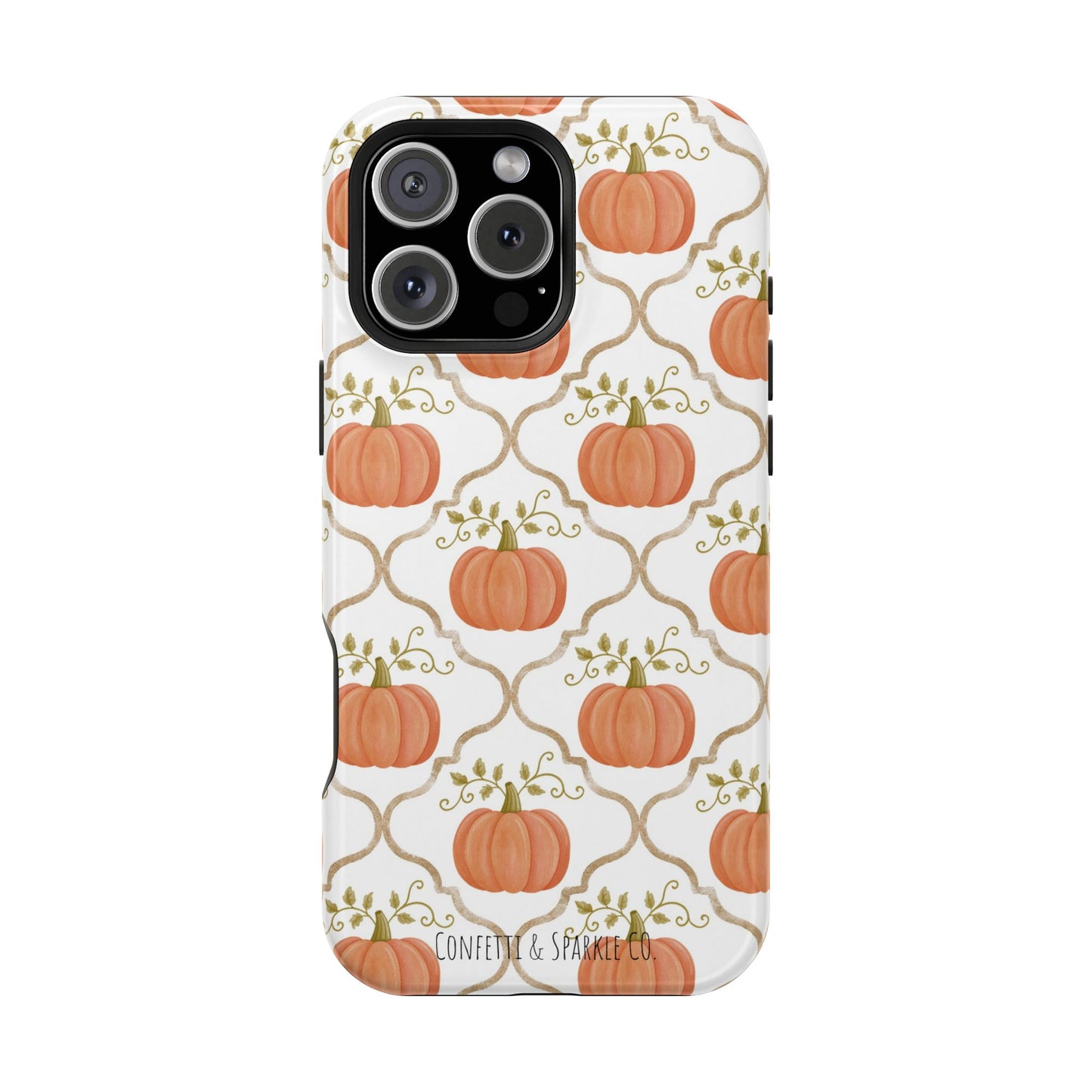 Pumpkin Pattern Magnetic Impact-Resistant Phone Case