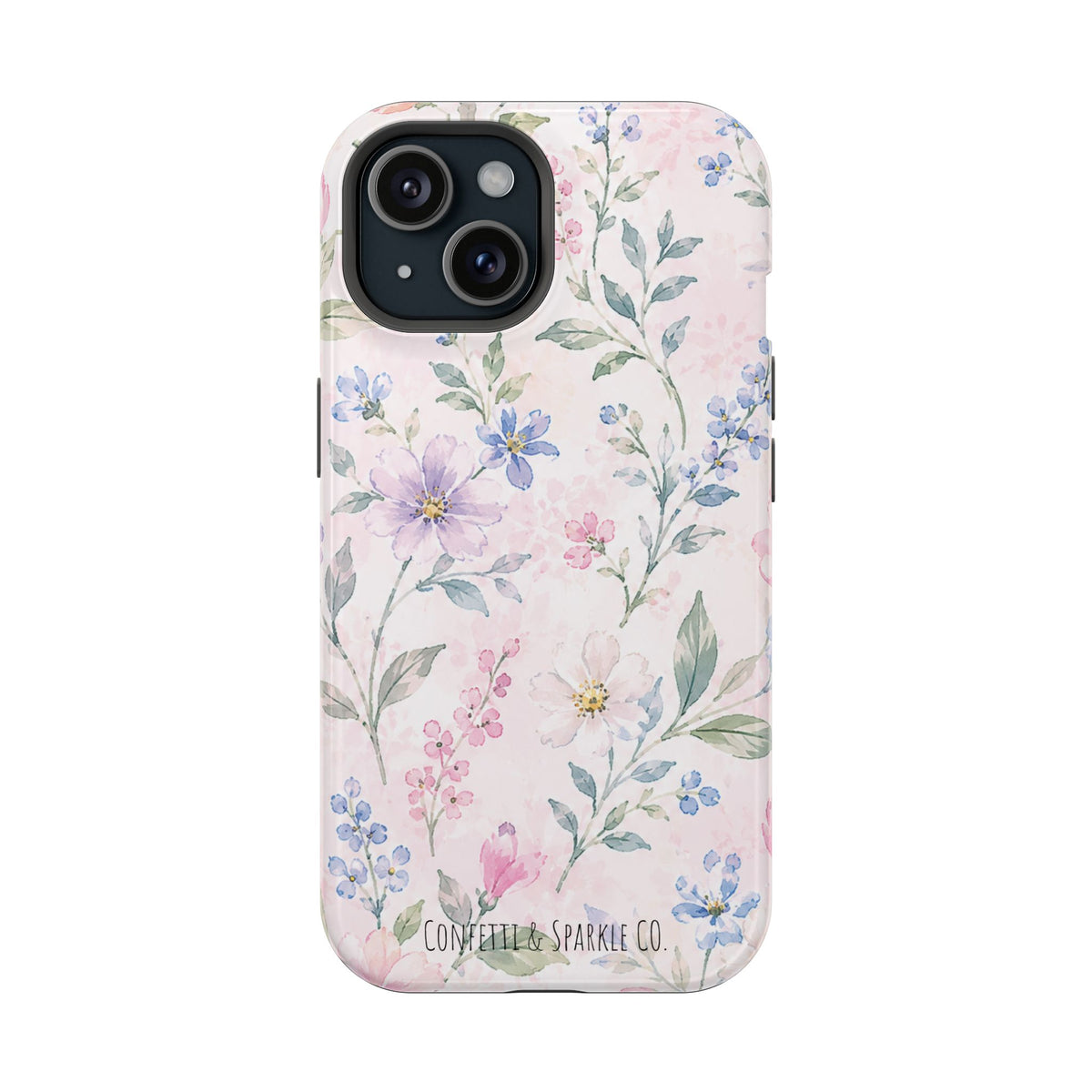 Floral Watercolor Magnetic Impact Phone Case