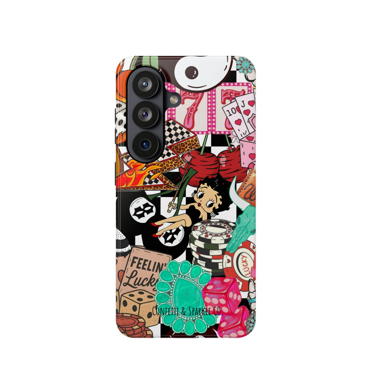 Betty Boop Casino Collage Magnetic Impact Phone Case