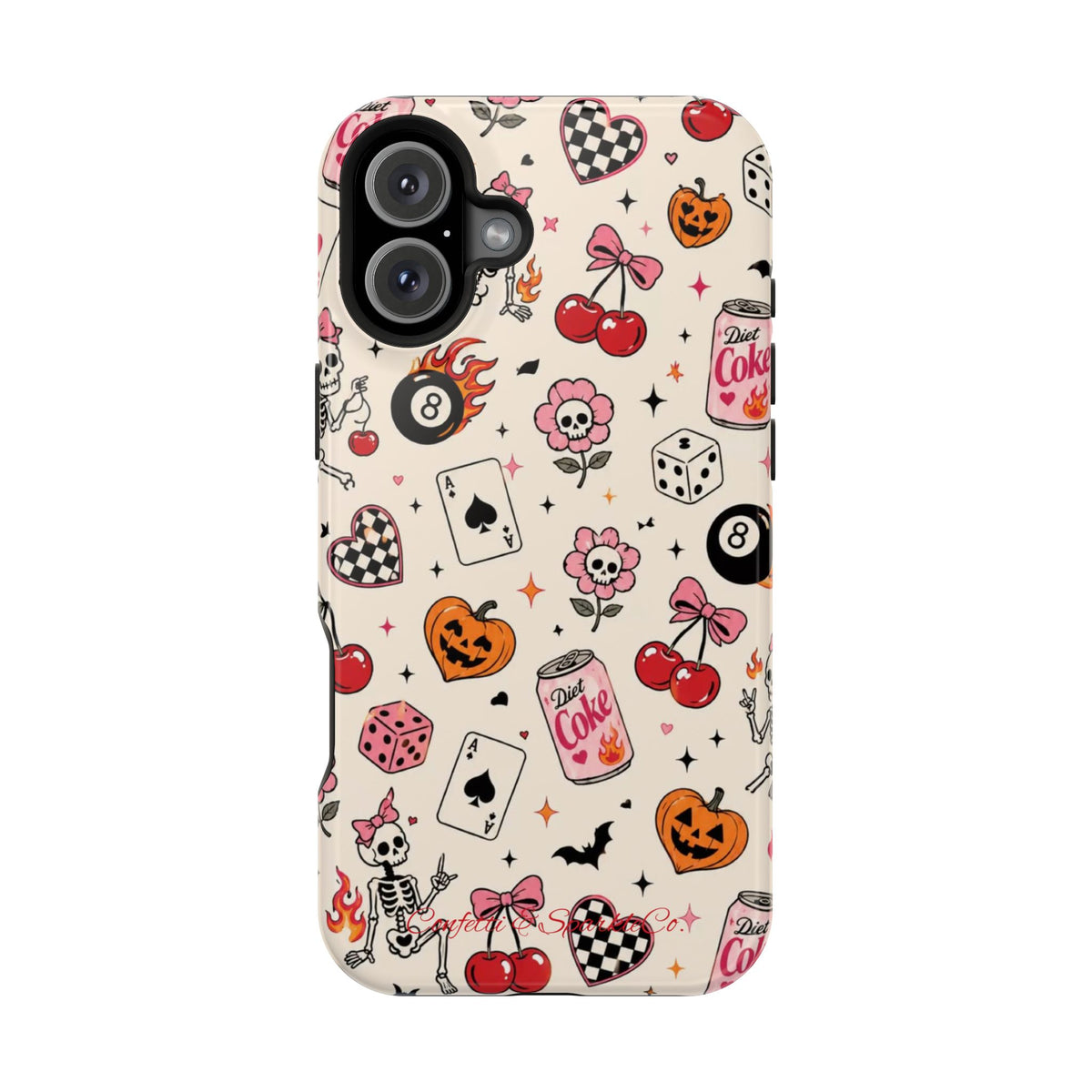 Phone Case — Cute Spooky Doodle Magnetic Impact-Resistant Cover