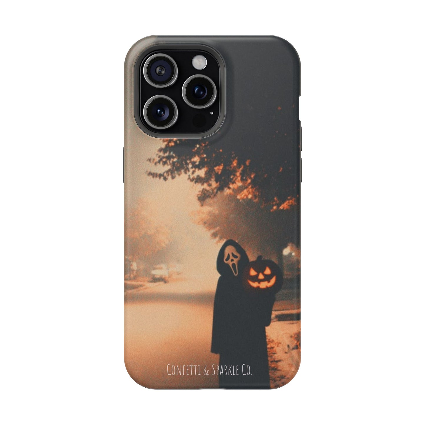 Halloween Pumpkin Mask Magnetic Impact-Resistant Phone Case