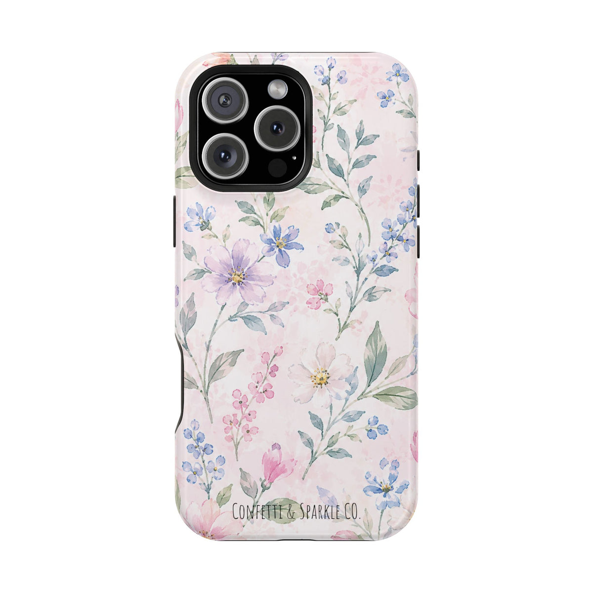 Floral Watercolor Magnetic Impact Phone Case