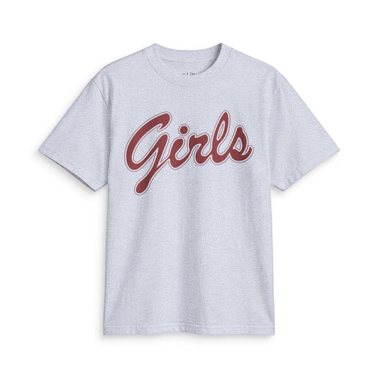 Girls Script Tee — Retro Varsity Graphic T-Shirt