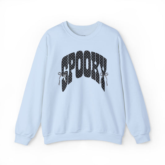 Spooky Polka Dot Crewneck Sweatshirt