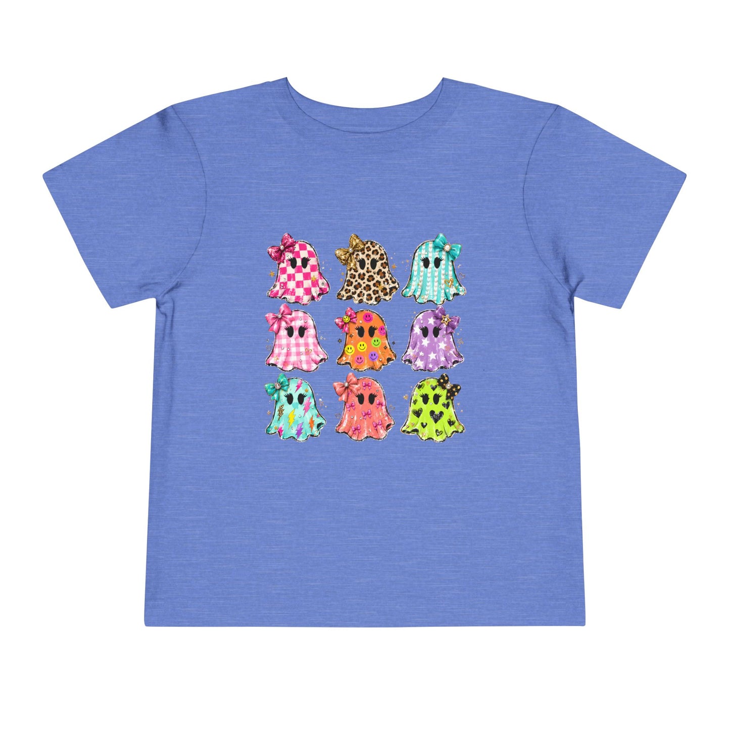 Colorful Patterned Ghosts - Toddler Tee