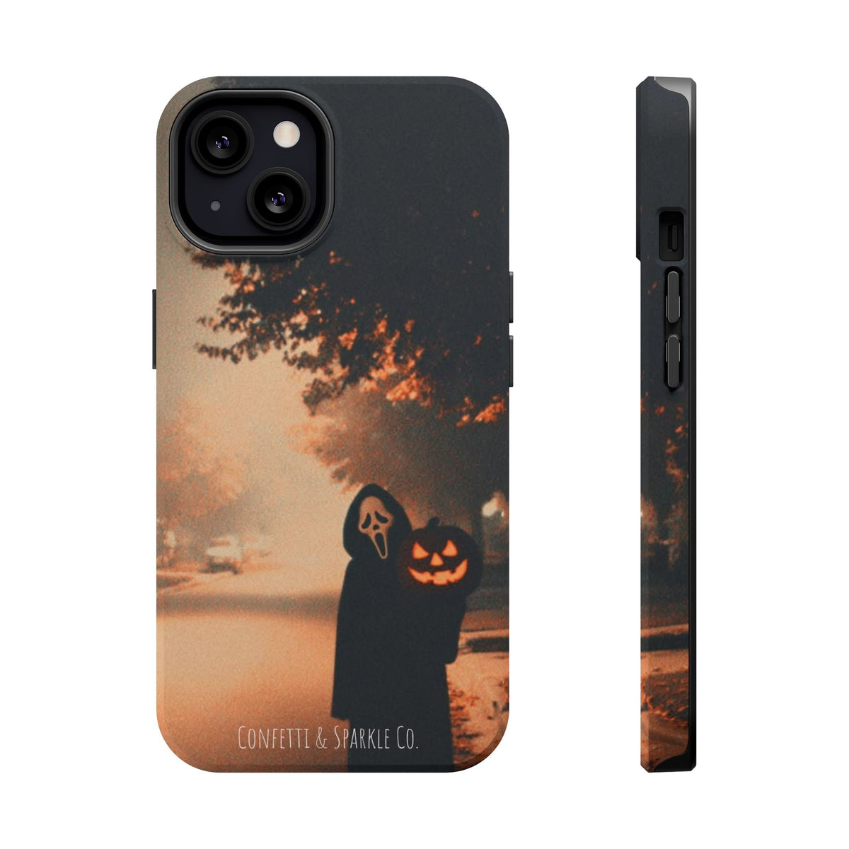 Halloween Pumpkin Mask Magnetic Impact-Resistant Phone Case