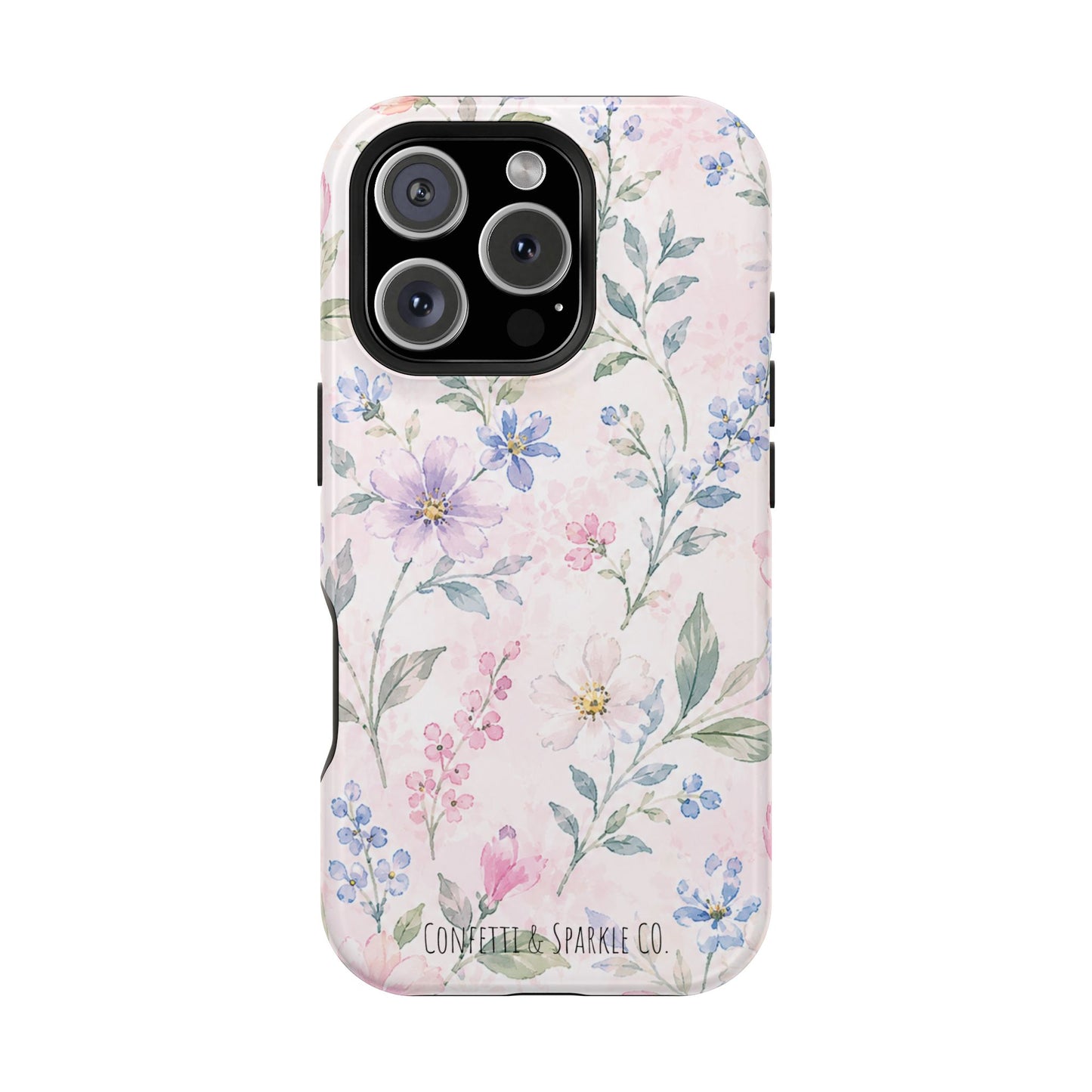 Floral Watercolor Magnetic Impact Phone Case