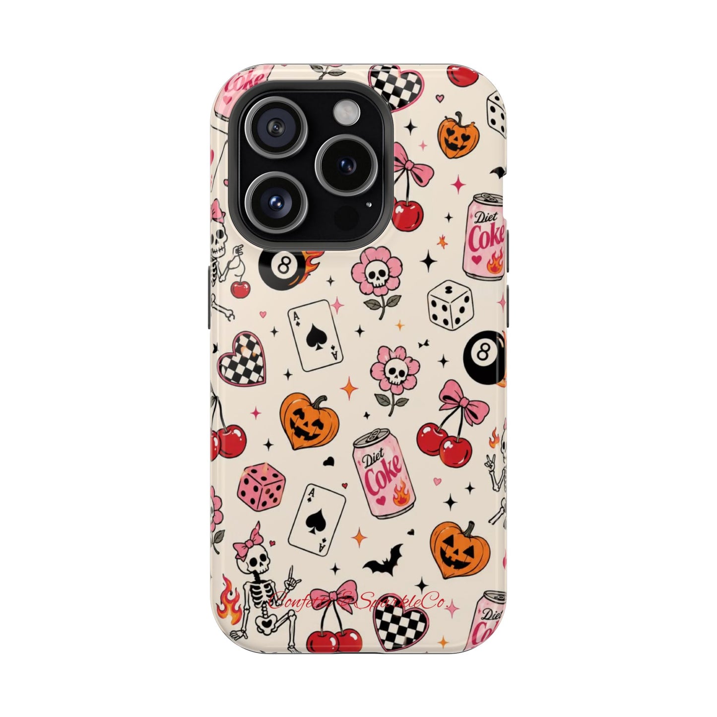 Phone Case — Cute Spooky Doodle Magnetic Impact-Resistant Cover
