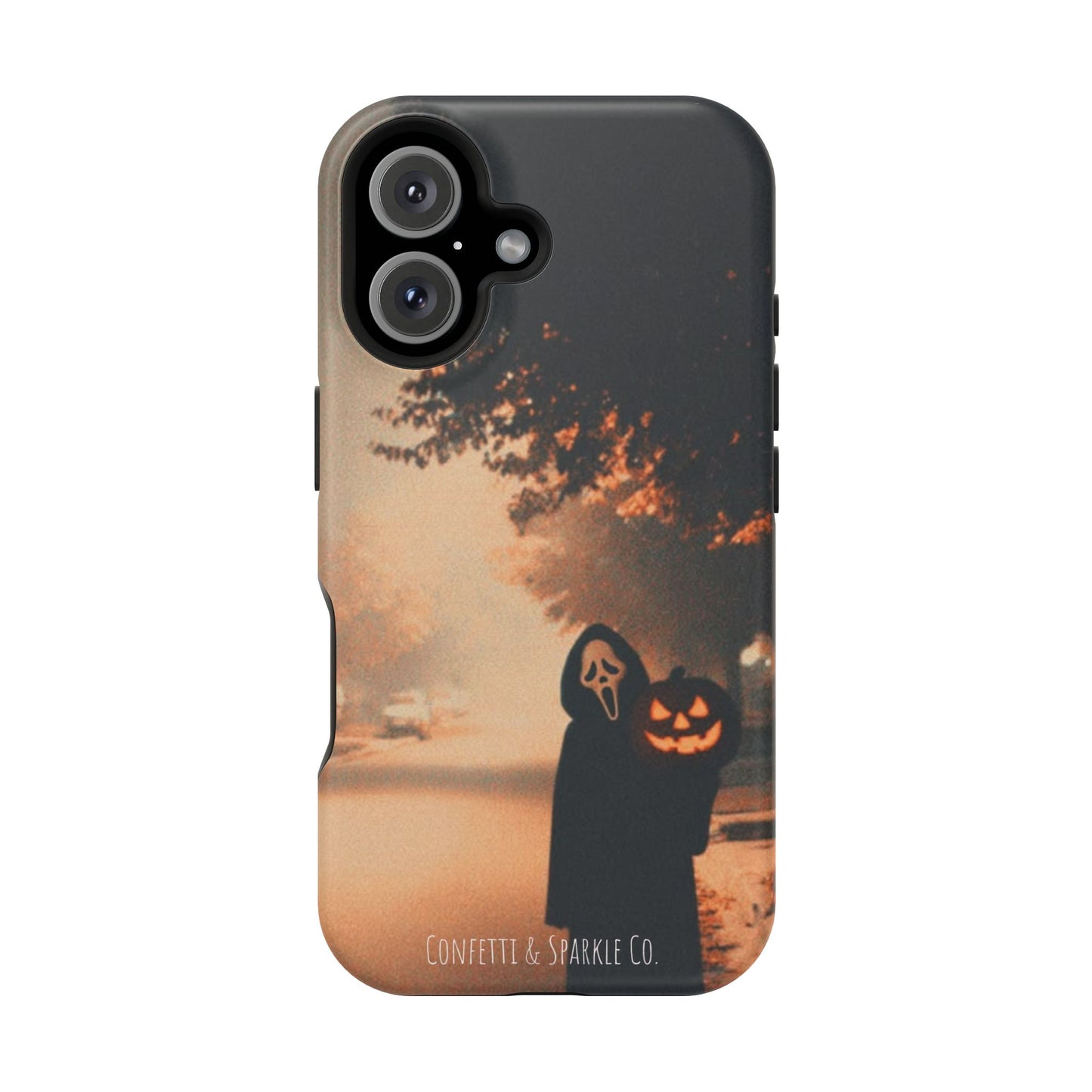 Halloween Pumpkin Mask Magnetic Impact-Resistant Phone Case
