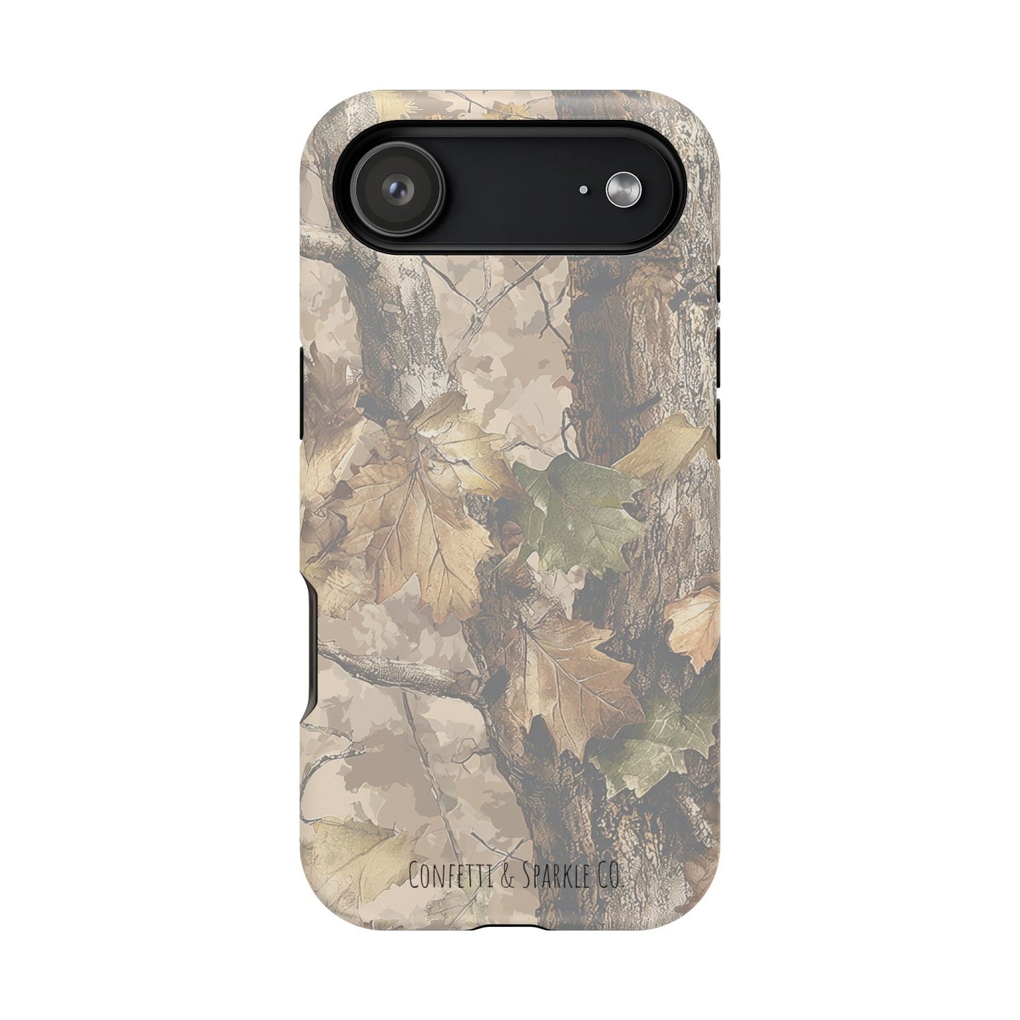 Camouflage Magnetic Impact-Resistant Phone Case — Forest Camo Protective Cover