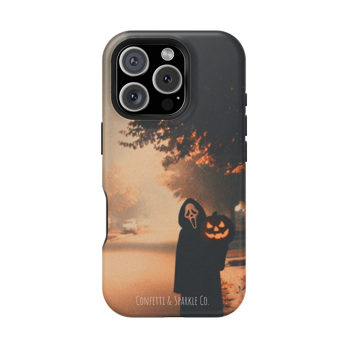 Halloween Pumpkin Mask Magnetic Impact-Resistant Phone Case
