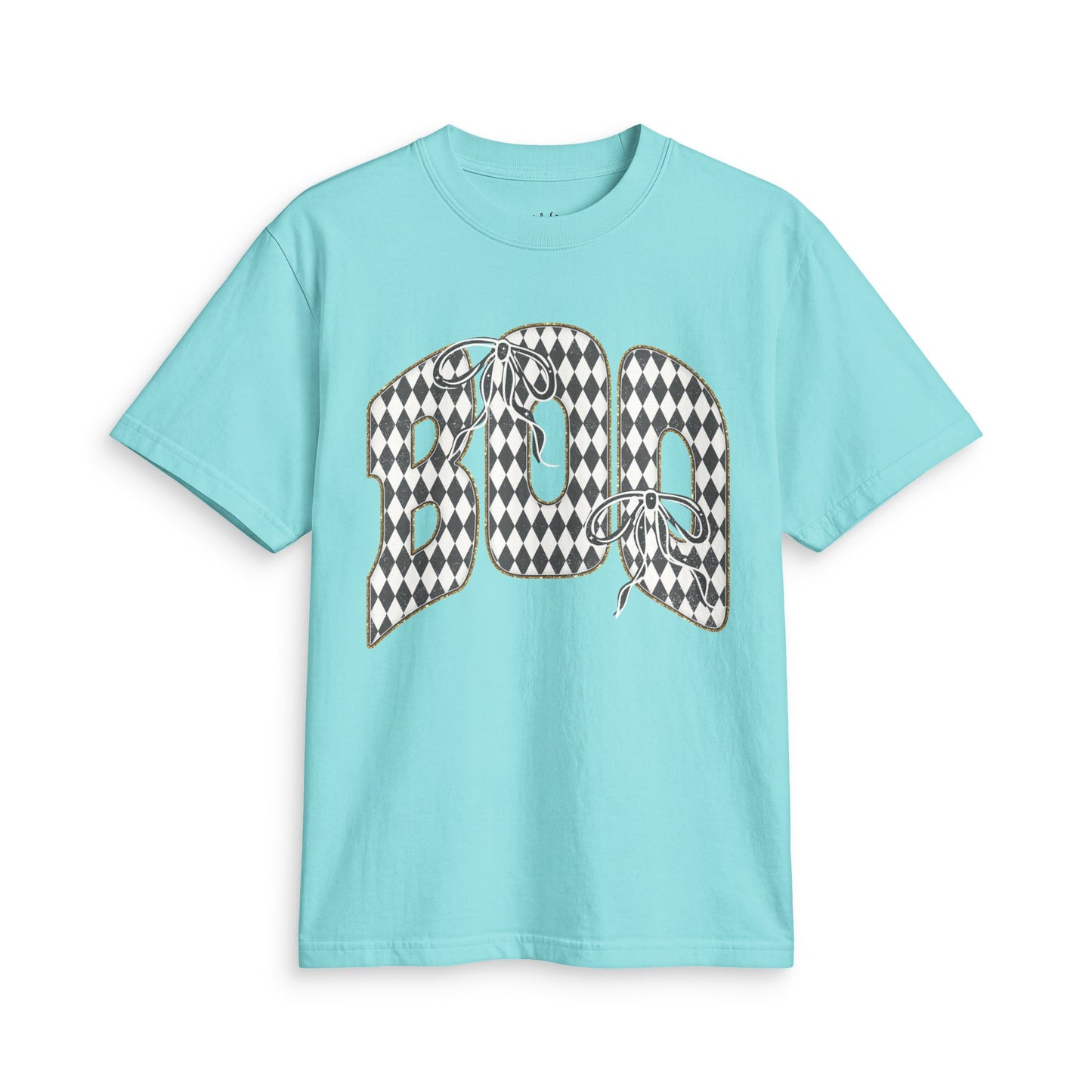 Checkered Boo Graphic T-Shirt