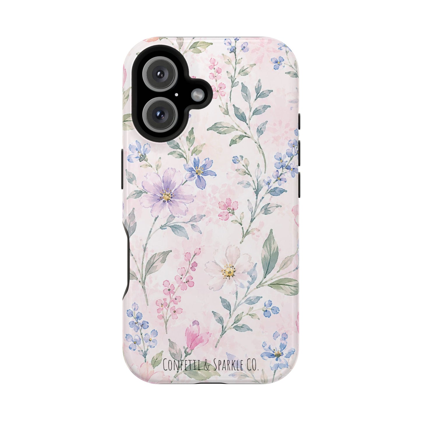 Floral Watercolor Magnetic Impact Phone Case