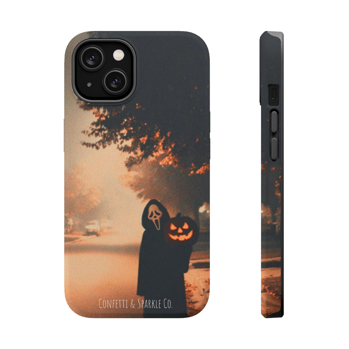 Halloween Pumpkin Mask Magnetic Impact-Resistant Phone Case