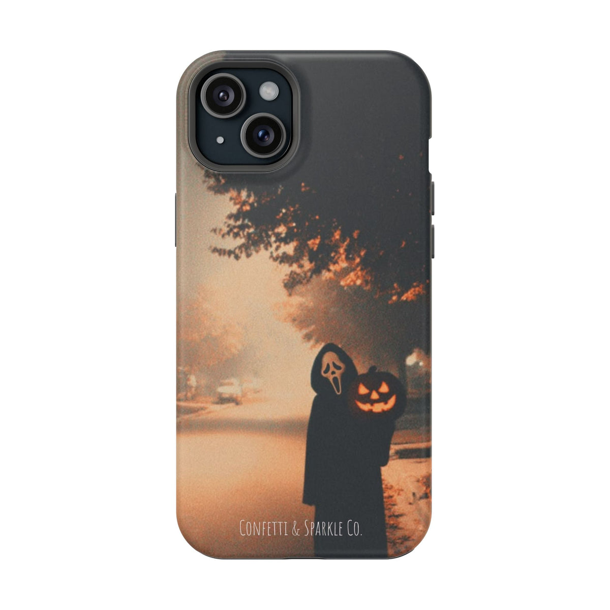 Halloween Pumpkin Mask Magnetic Impact-Resistant Phone Case