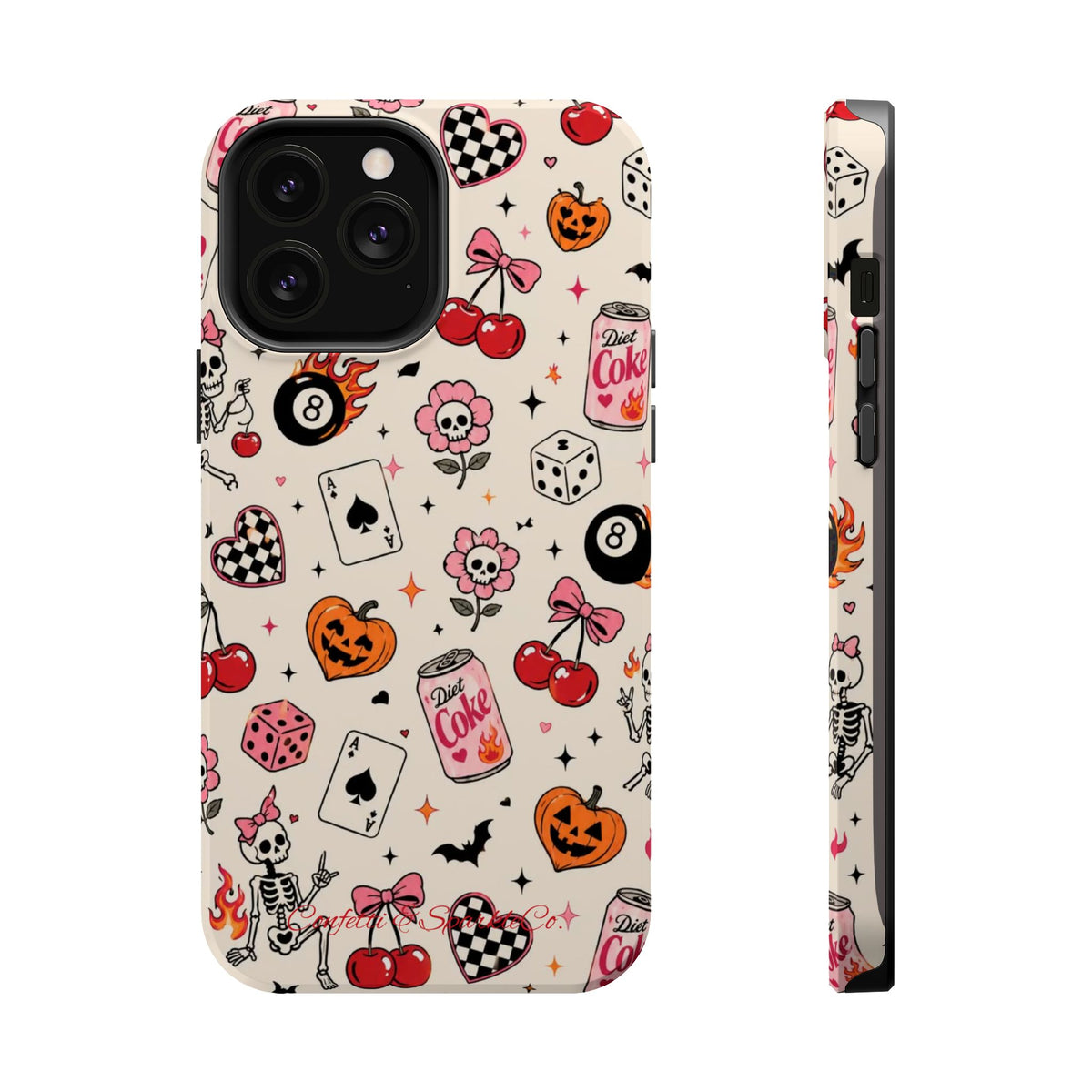 Phone Case — Cute Spooky Doodle Magnetic Impact-Resistant Cover