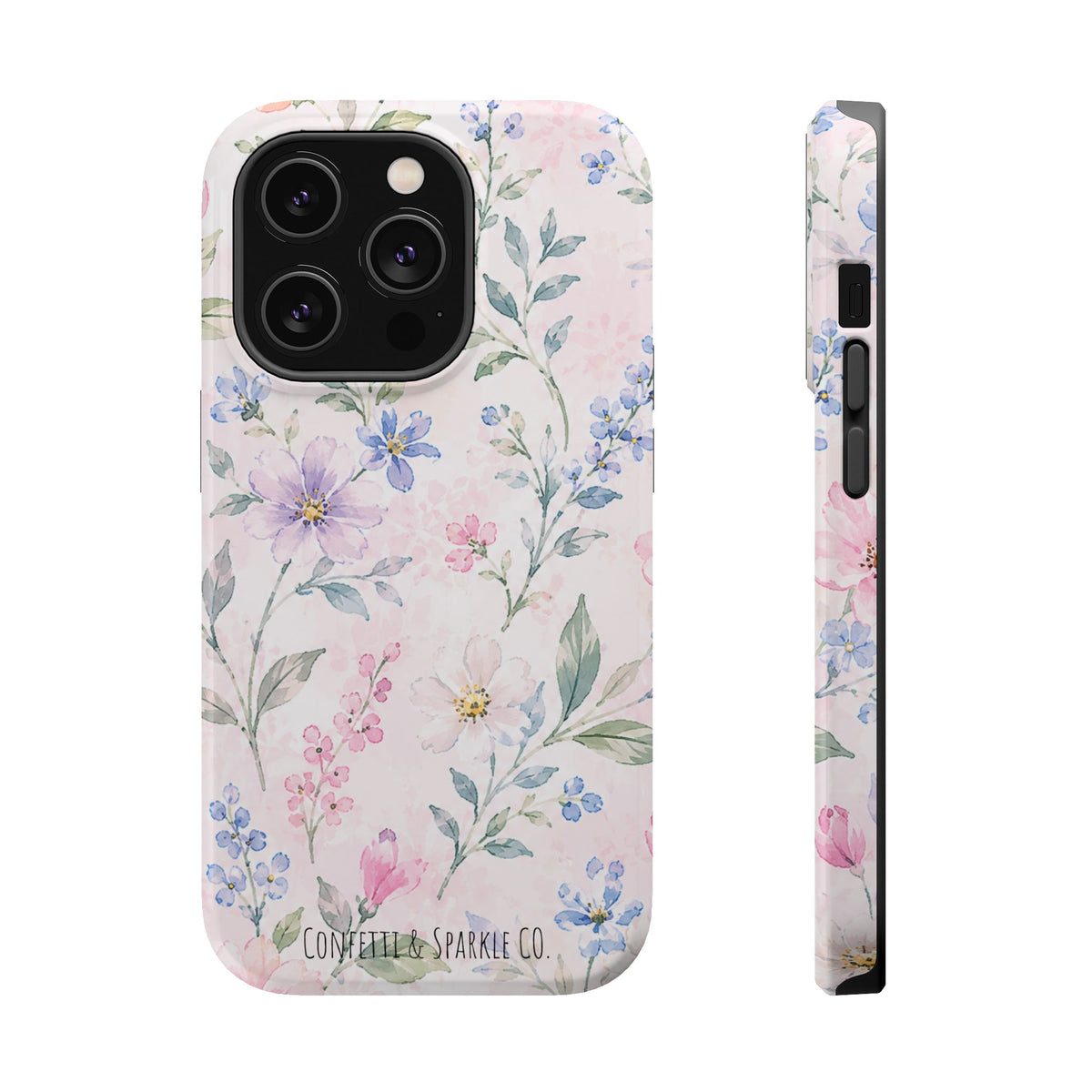 Floral Watercolor Magnetic Impact Phone Case