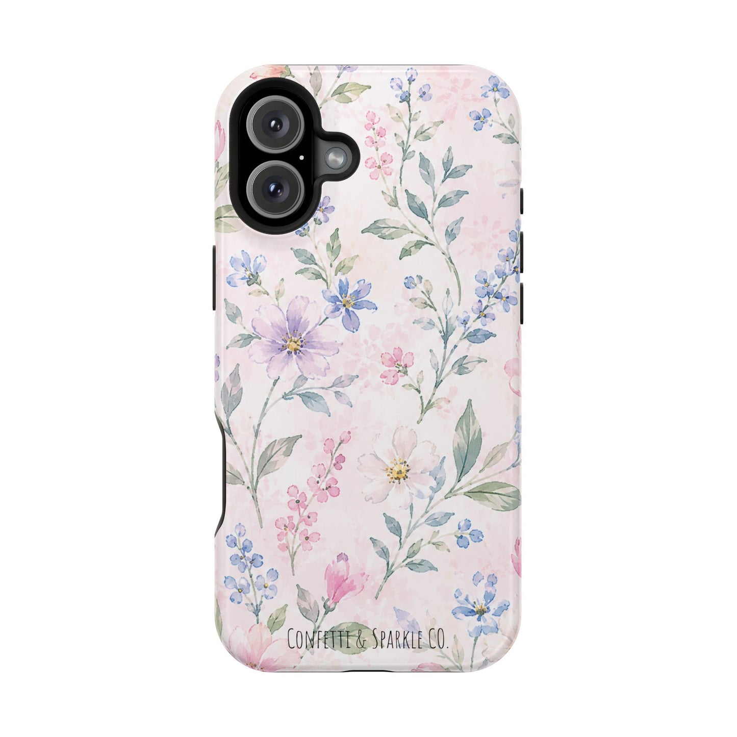 Floral Watercolor Magnetic Impact Phone Case