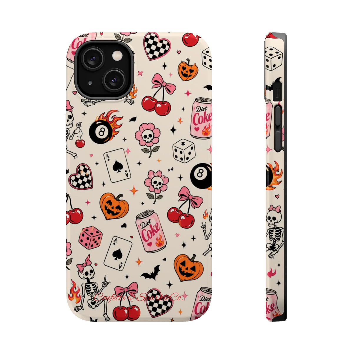 Phone Case — Cute Spooky Doodle Magnetic Impact-Resistant Cover