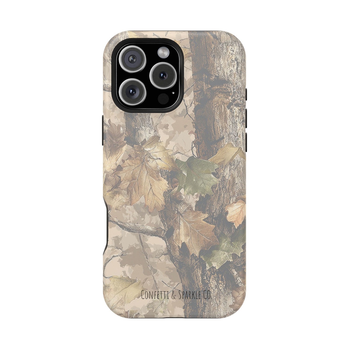 Camouflage Magnetic Impact-Resistant Phone Case — Forest Camo Protective Cover